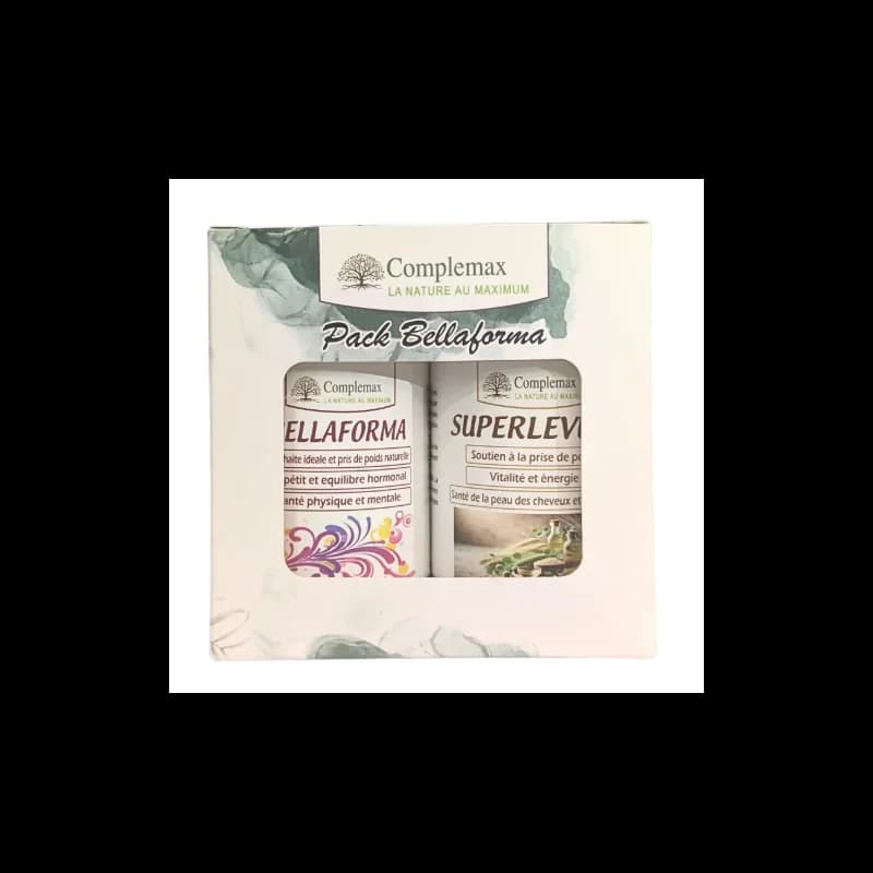 Pack  Complemax Bellaforma 90 Gelules + Superlevure 120 comprimes Bellaforma