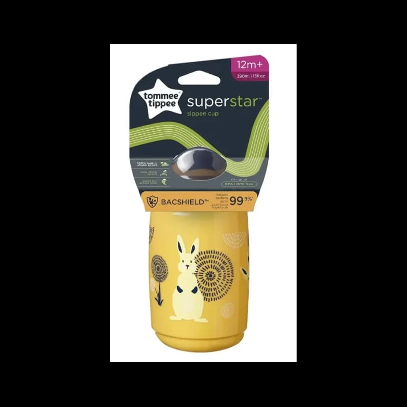 Tommee Tippee Tasse d’entrainement +12m 390ml jaune