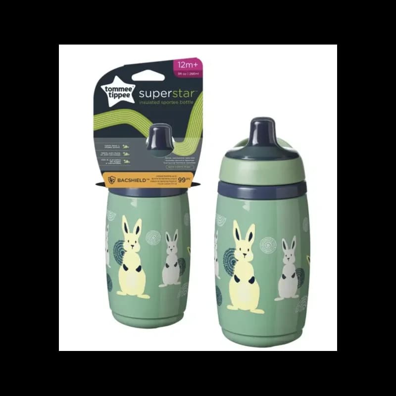 Tommee Tippee Gourde isotherme +12m 266ml Vert