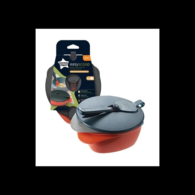 Tommee Tippee 2 Bols avec Couvercle et Cuillère