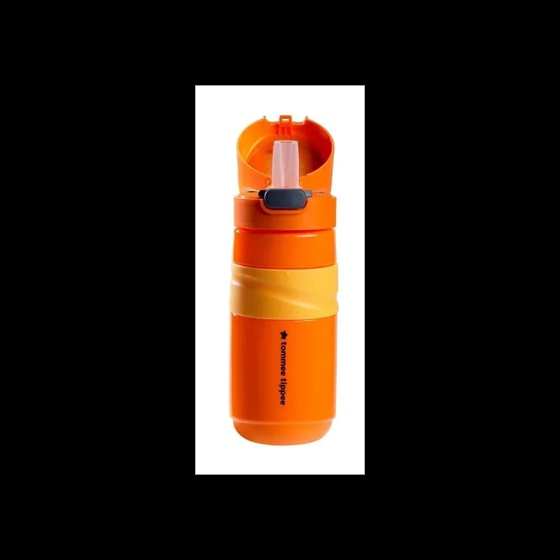 Tommee Tippee Gourde Anti-Fuite avec Paille 500ml – Orange
