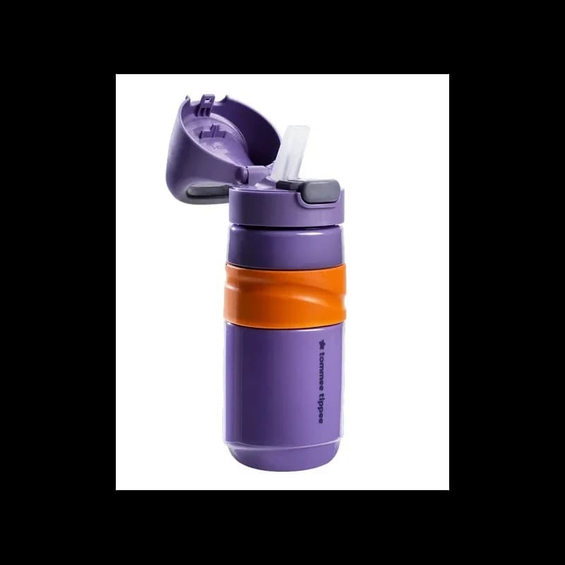 Tommee Tippee Gourde Anti-Fuite avec Paille 500ml – Mauve