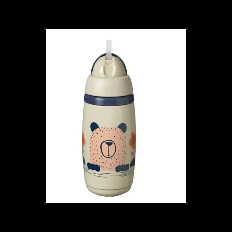 Tommee Tippee Tasse Isotherme à Paille SuperStar 266ml – Gris