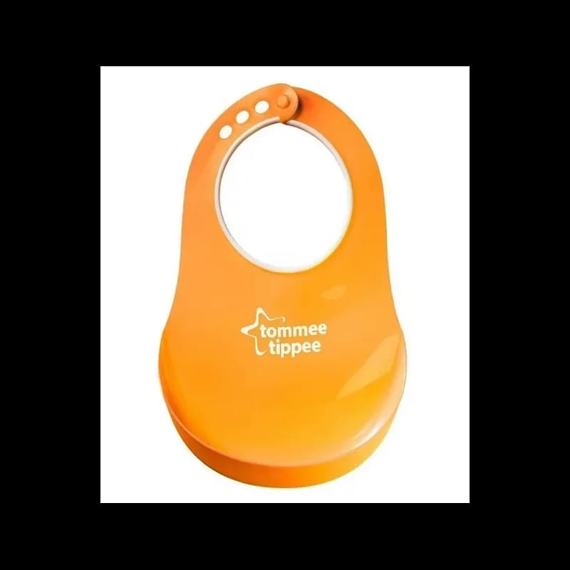 Tommee Tippee Bavoir avec Fermoir Réglable Orange