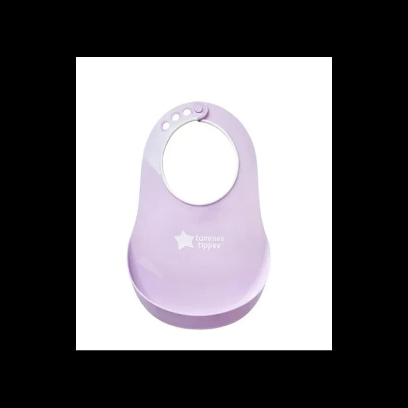 Tommee Tippee Bavoir avec Fermoir Réglable Mauve