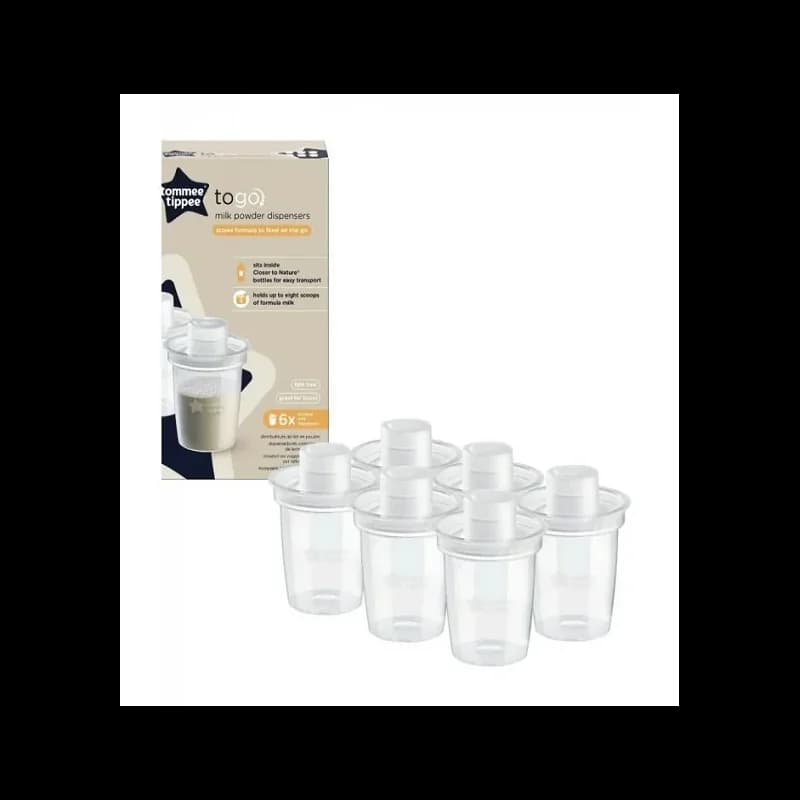 Tommee Tippee Lot de 6 Destributeurs de Lait en Poudre