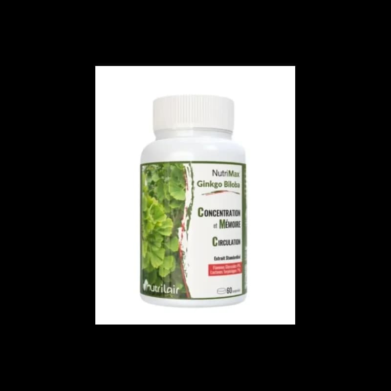 Nutrimax Ginkgo Biloba 60 Comprimes