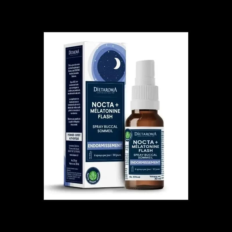DIETAROMA Nocta + mélatonine flash (spray) 30ml