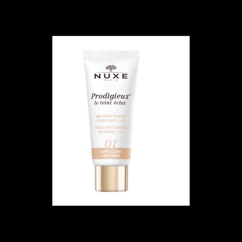 NUXE PRODIGIEUX LE TEINT ECLAT 01 BB CREME HYDRATANTE CLAIRE 30 ML