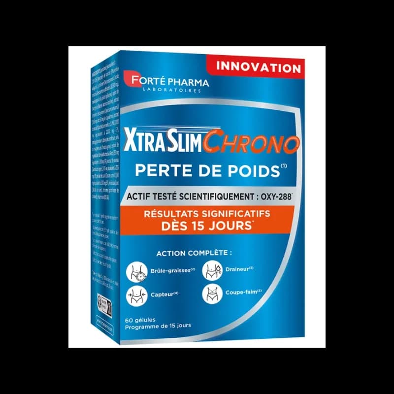 FORTE PHARMA XTRASLIM CHRONO PERTE DE POIDS 60 GELULES