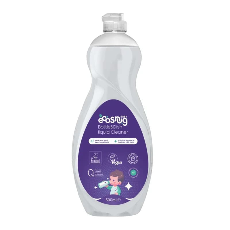 Ecosnug – Liquide Vaisselle Écologique pour Bébé 500 ml