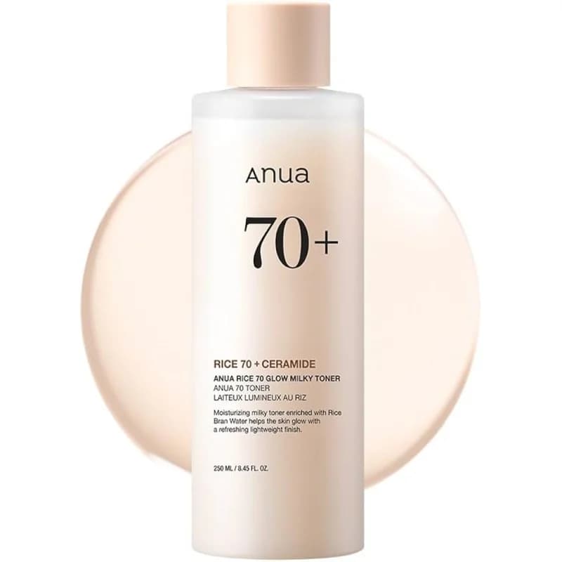 ANUA RICE 70 GLOW MILKY TONER 250ML