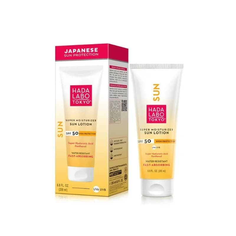 HADA LABO SUPER MOISTRIZER SUN LOTION SPF50 200 ML