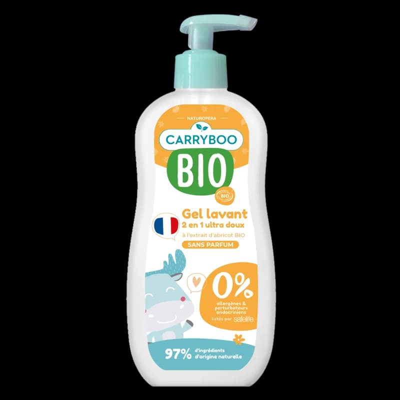 CARRYBOO BIO GEL LAVANT 2 EN 1 ULTRA DOUX 500ML