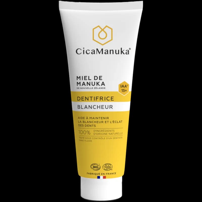 CICA MANUKA DENTIFRICE BLANCHEUR IAA15+75ML