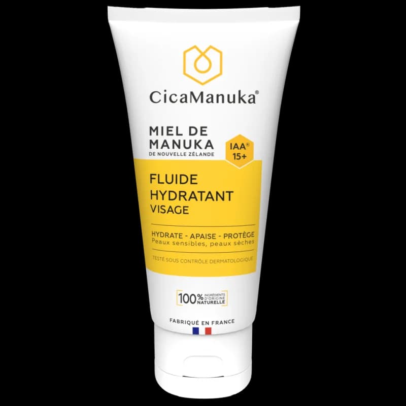 CICA MANUKA FLUIDE HYDRATANT VISAGE  IAA15+ 50ML