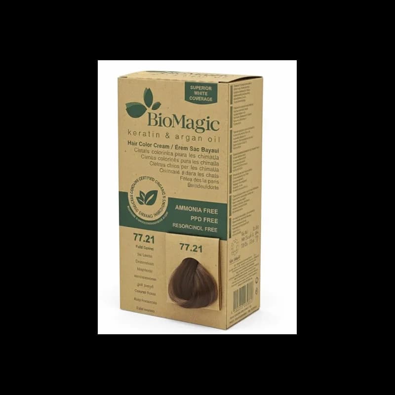 Biomagic Hair Color Cream Kit 77/21