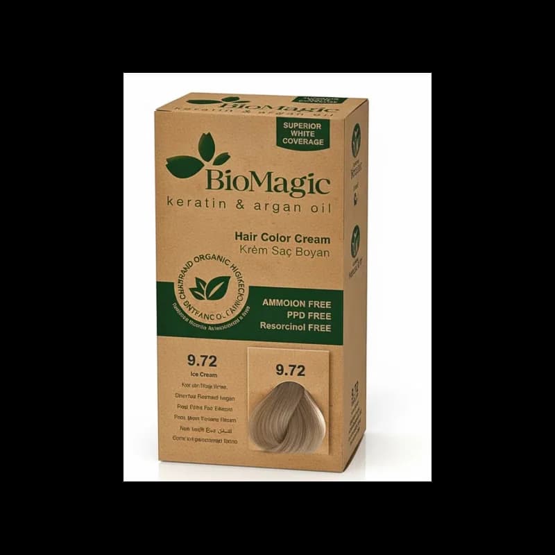 Biomagic Color Cream 9/72 Blond Tres Clair Cendre