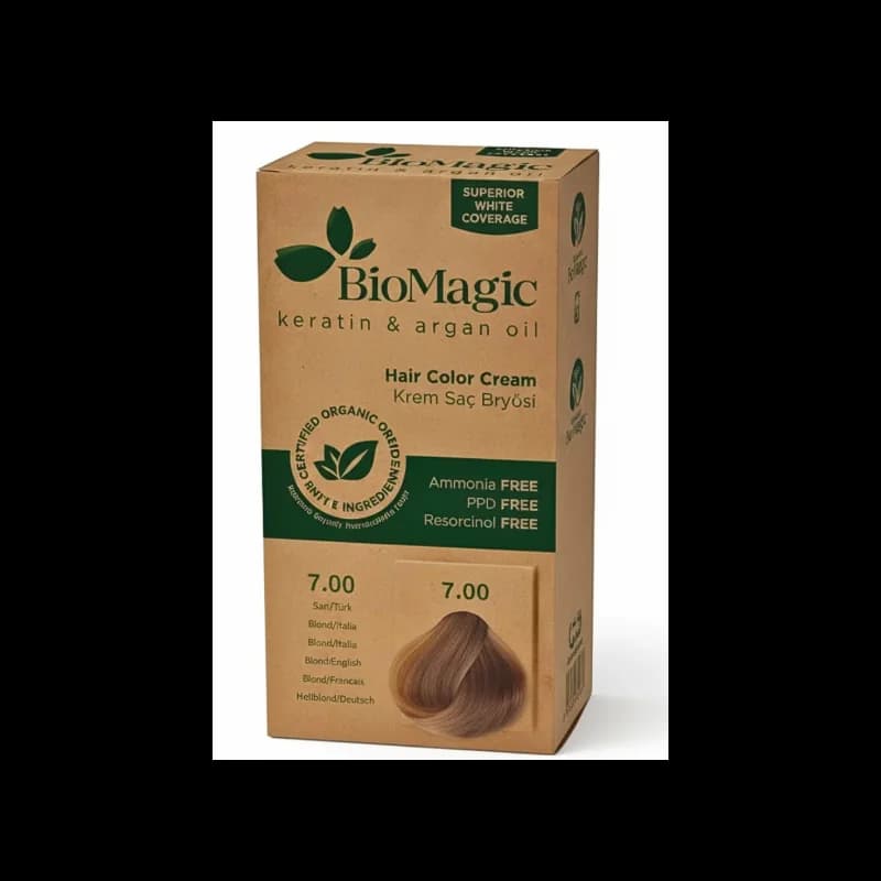Biomagic Hair Color Cream Kit 55/21 Iced Brown