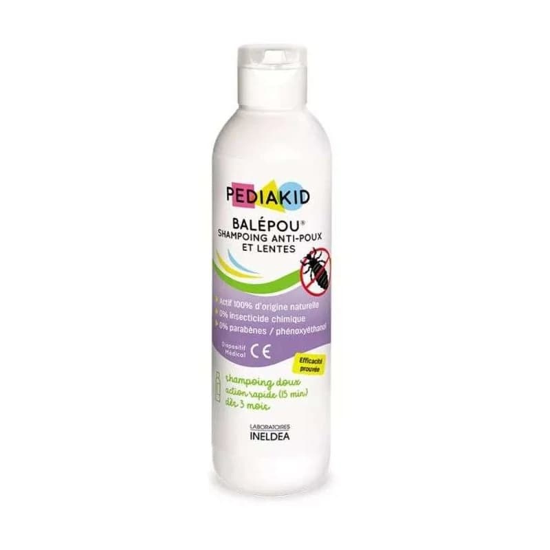 PEDIAKID BALEPOU SHAMPOOING ANTI POUX ET LENTES 200 ML