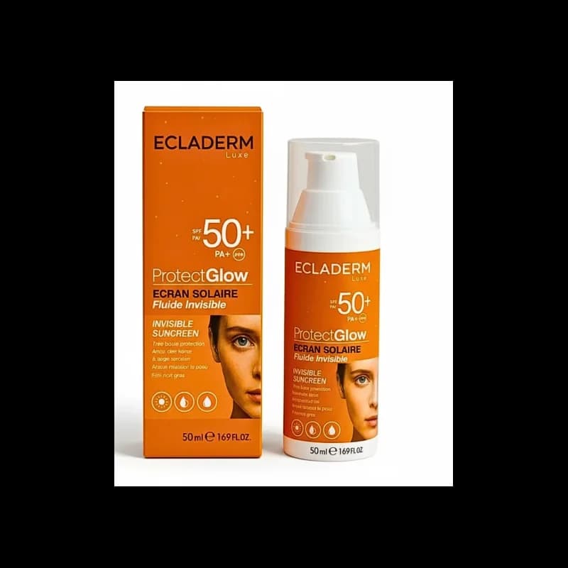 Ecladerm Protect Glow Ecran Fluide Invisible spf50+ 50ml