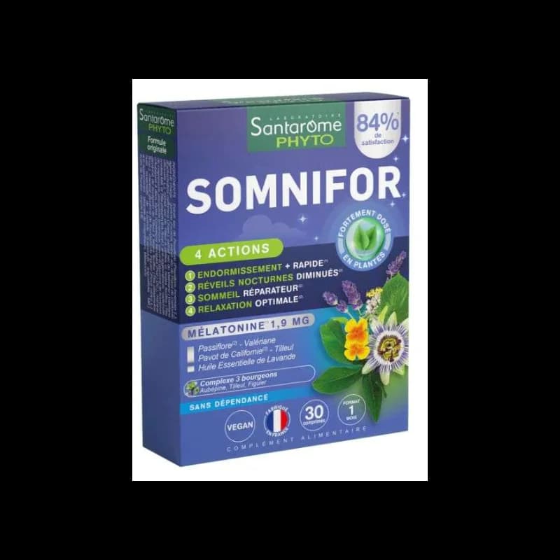 SANTAROME SOMNIFOR MELATONINE 1,9MG 30 COMPRIMES