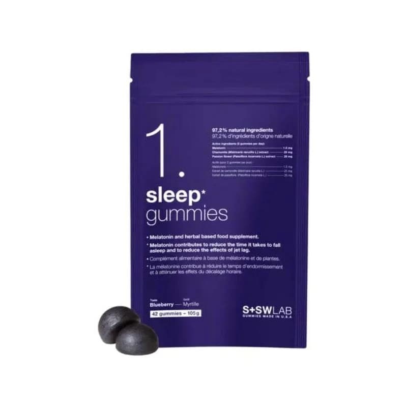 SSWLAB 1 SLEEP GUMMIES 105G 42 GUMMIES GOUT MYRTILLE