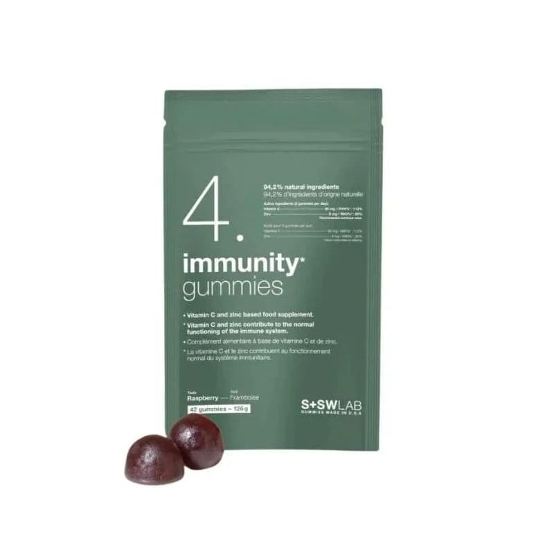 SSWLAB 4 IMMUNITY GUMMIES 126G 42 GUMMIES GOUT FRAMBOISE