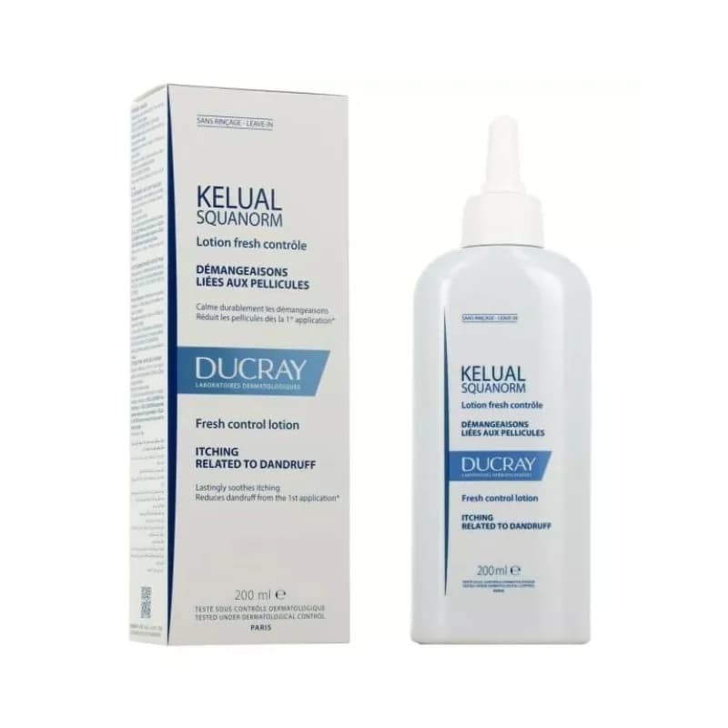 DUCRAY KELUAL SQUANORM LOTION FRESH CONTROLE PELLICULES ET DEMANGEAISONS 200 ML