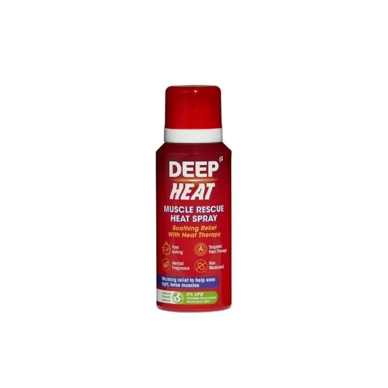 Deep Freeze Heat Muscle Rescue Heat Spray 72.5ml