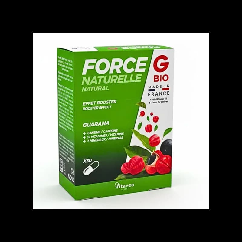 VITAVEA FORCE G NATURELLE EFFET BOOSTER GUARANA 30 GELULES