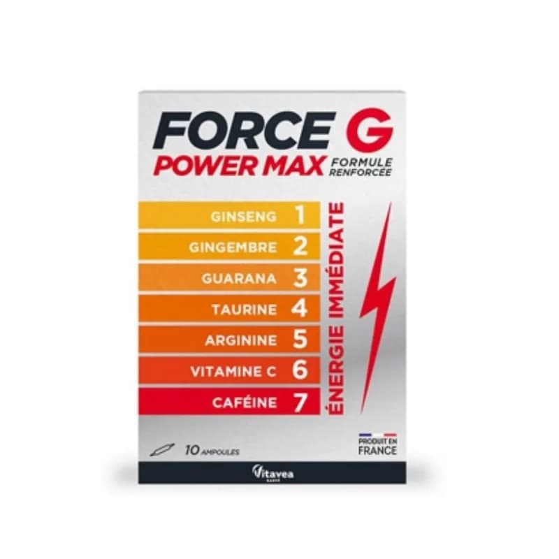 VITAVEA FORCE G POWER MAX 10 AMPOULES