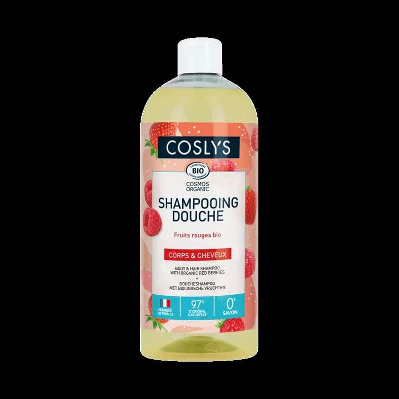 COSLYS SHAMPOOING DOUCHE FRUITS ROUGES 1L