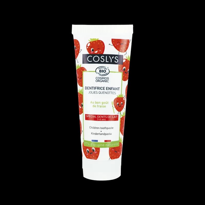 COSLYS GEL DENTIFRICE ENFANT DENTS DE LAIT FRAISE 50ML