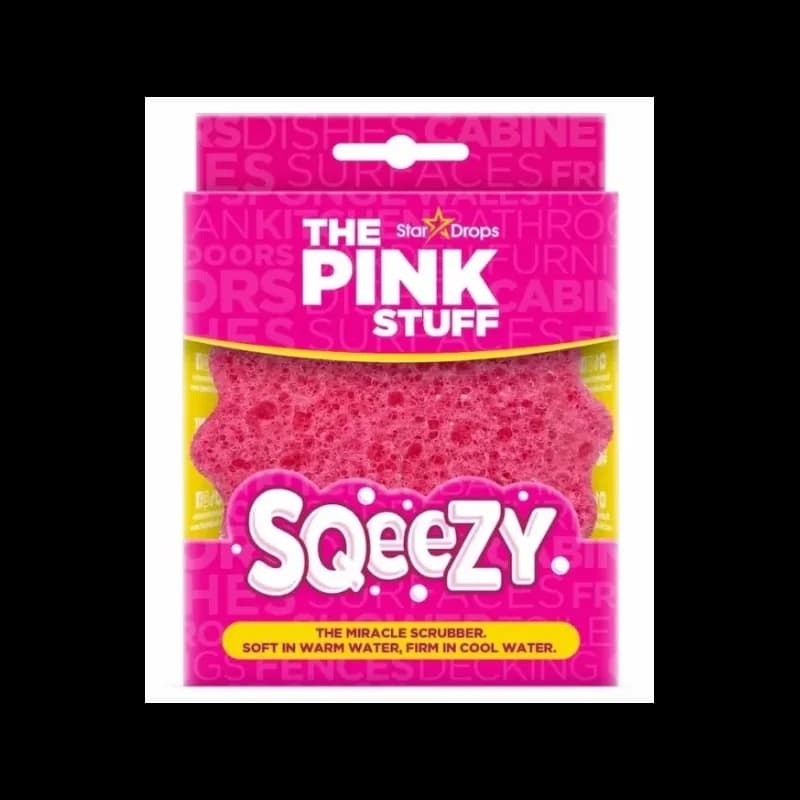 The Pink Stuff – Eponge Double Face Scrub Squeezy Pink