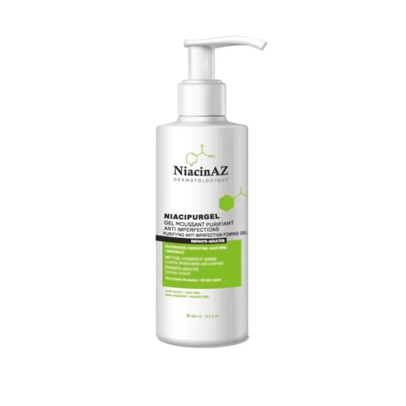 NiacinAZ NIACIPURGEL Gel Moussant Purifiant 400ml