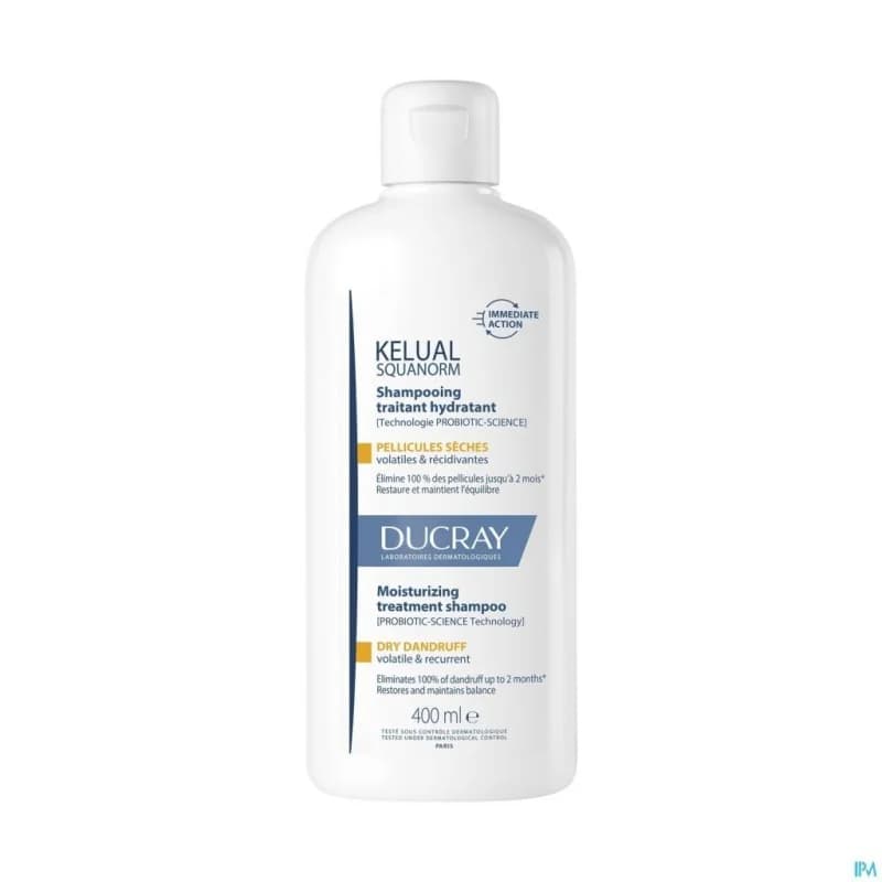 Ducray Kelual Squanorm Shampoing Traitant Pellicules Seches 200ml
