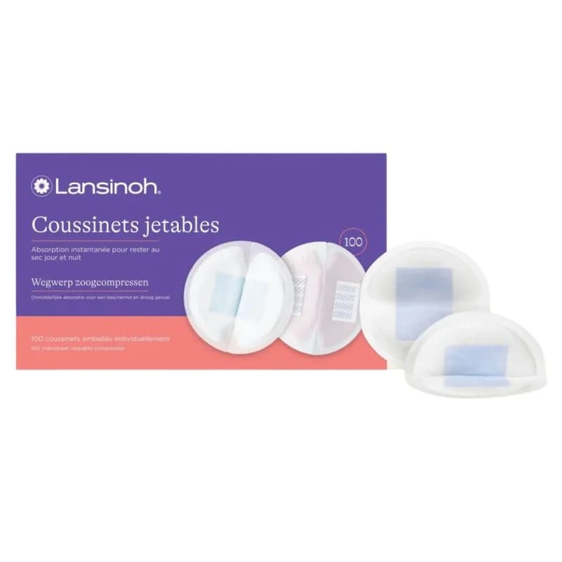 Lansinoh Coussinets d'Allaitement Jetables 100 unités