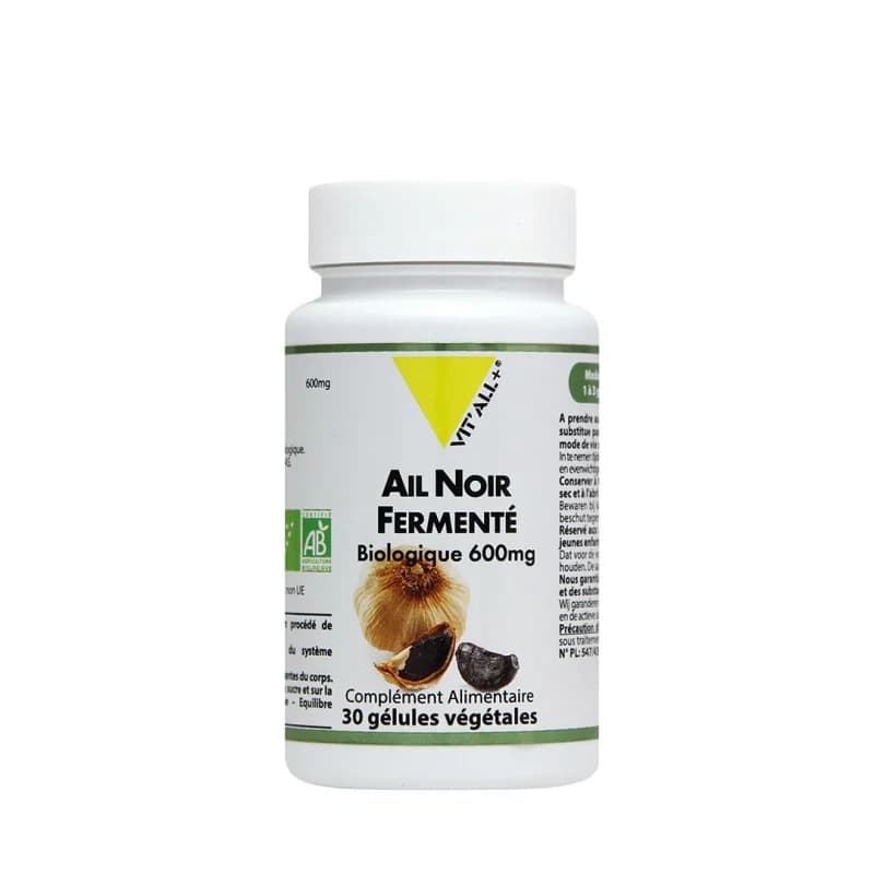 VIT’ALL+ AIL NOIR FERMENTE 600MG 30 GELULES