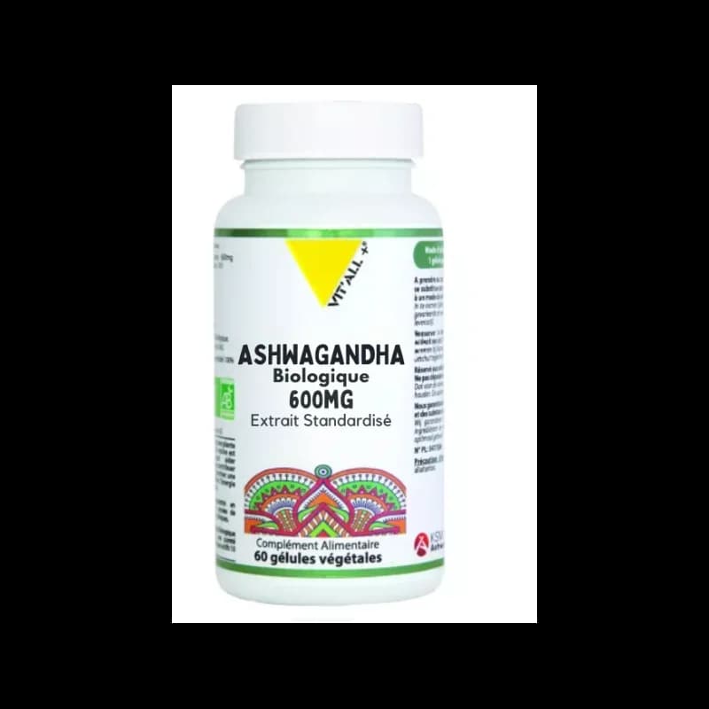 VIT’ALL+ ASHWAGANDHA 600MG 60 GELULES
