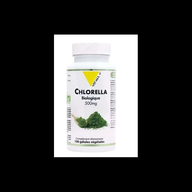 VIT’ALL+ CHLORELLA 500MG 100GEL