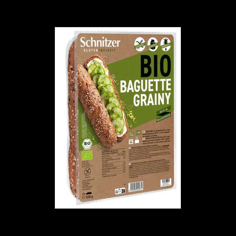 SCHNITZER BAGUETTE AUX GRAINES SG 320G