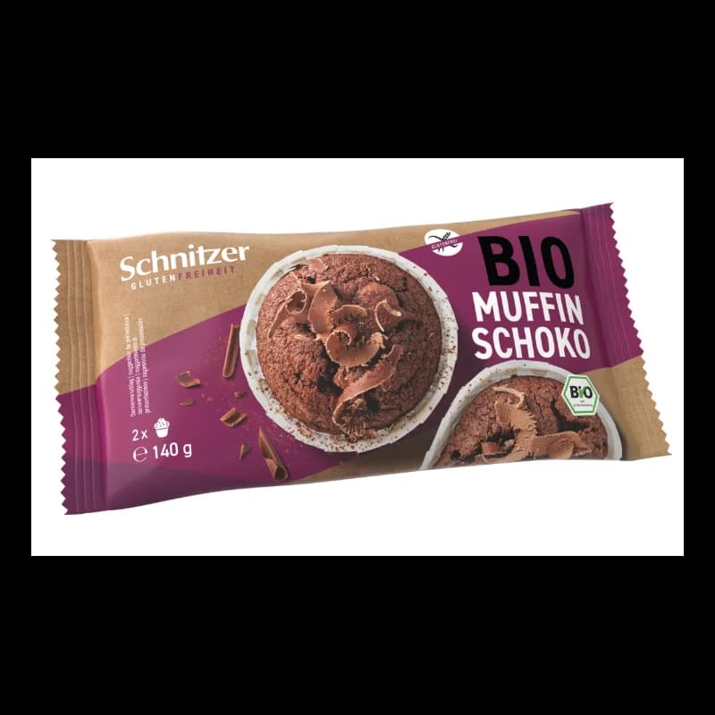 SCHNITZER MUFFINS CHOCOLAT NOIR SG 140G