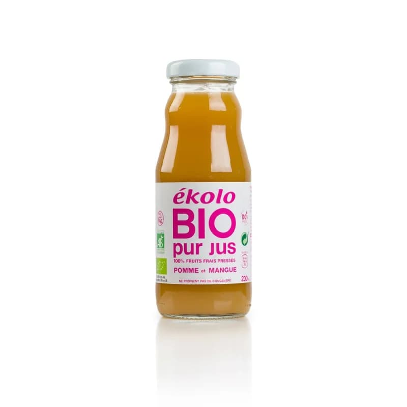 EKOLO BIO PUR JUS DE POMME ET MANGUE 200ML