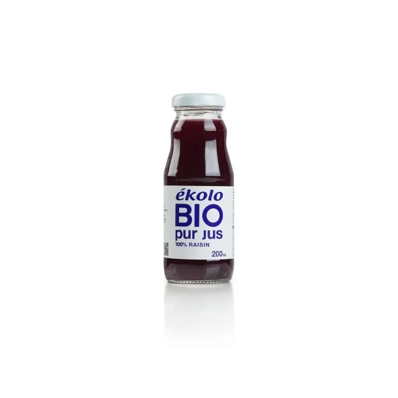 EKOLO BIO PUR JUS DE RAISIN 200ML