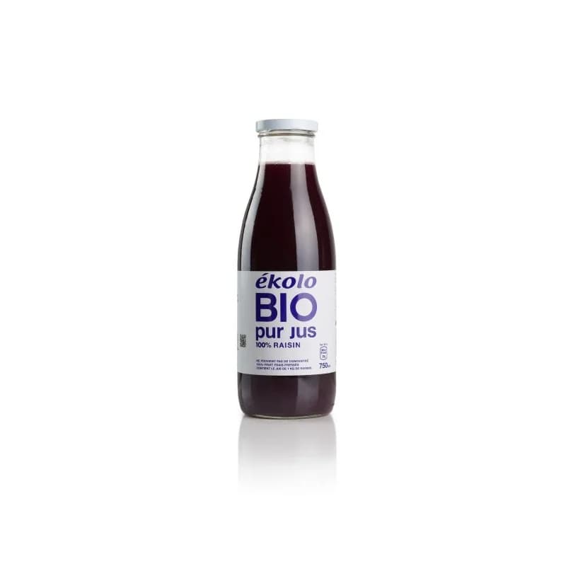 EKOLO BIO PUR JUS DE RAISIN 750ML