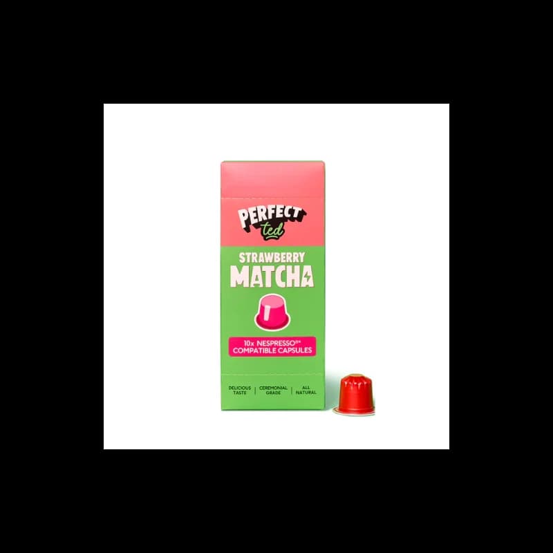 PERFECT TED CAPSULES MATCHA FRAISE 10*5