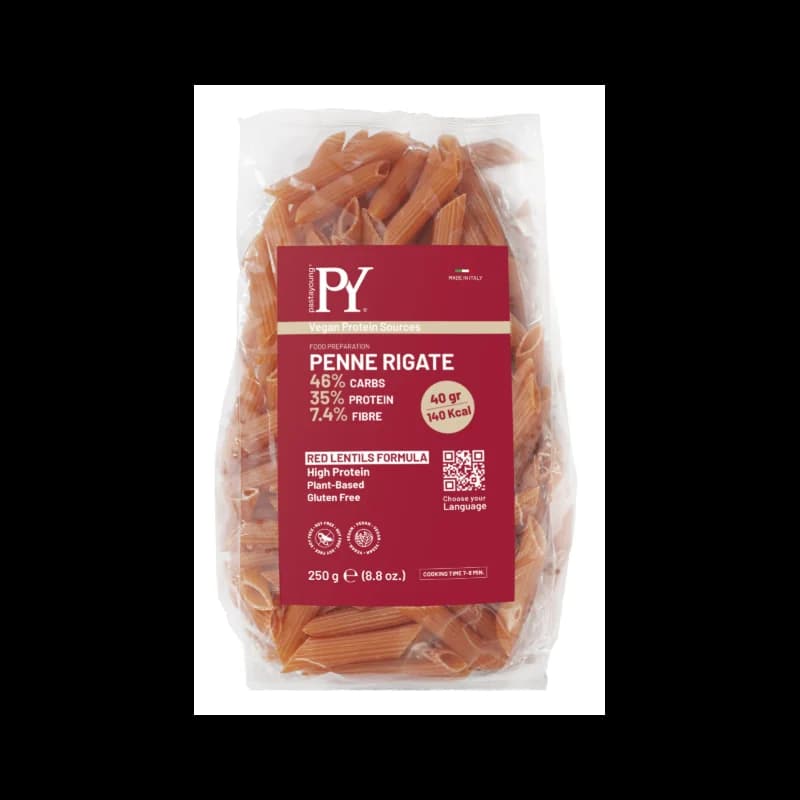 PASTA YOUNG PENNE LENTILLE CORAIL PROTEINE 35% 250G