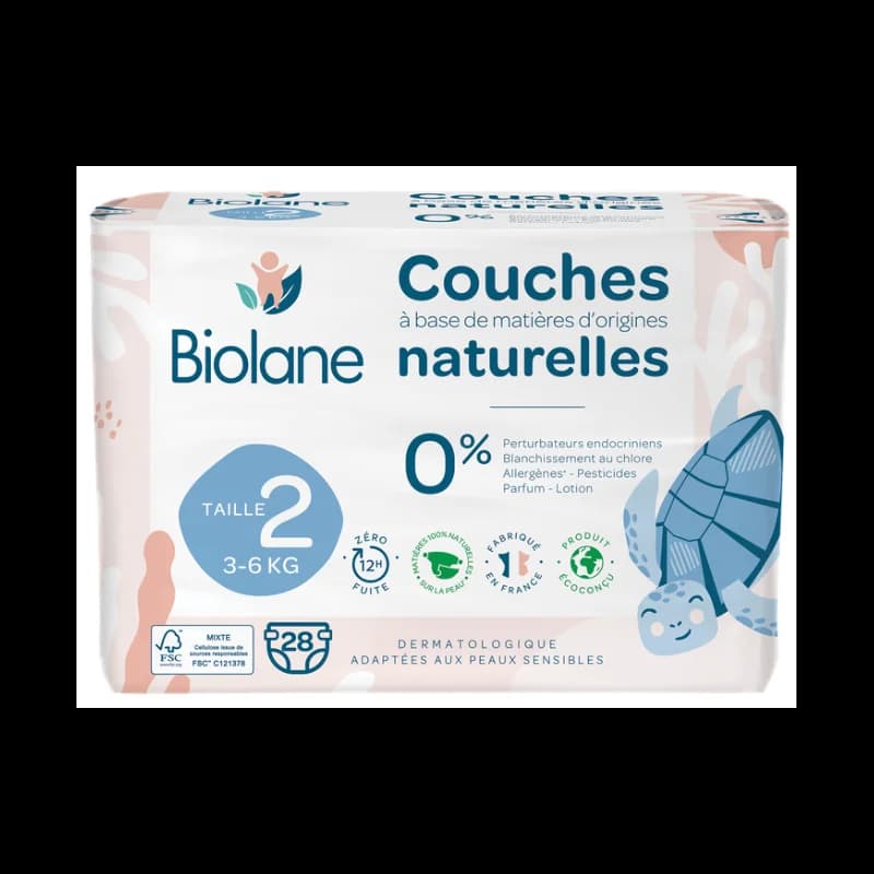 Biolane Couches écologiques - Taille 2