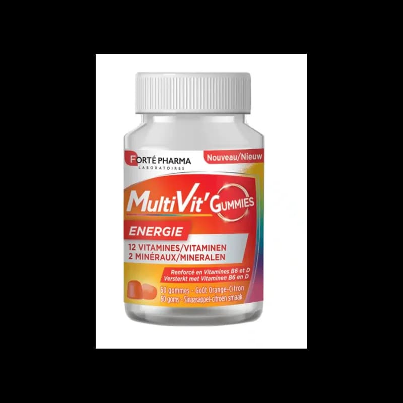 FORTE PHARMA MULTI'VIT GUMMIES ENERGIE 60 gommes
